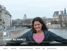 Tablet Screenshot of cindyalvarez.com